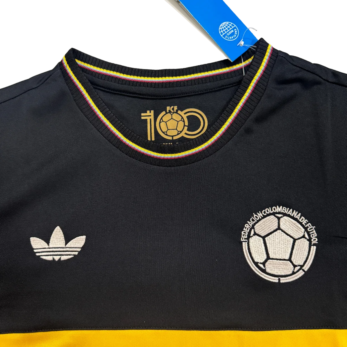 Camiseta Colombia 100 Años Negra - Colección 2026 - Vista 2
