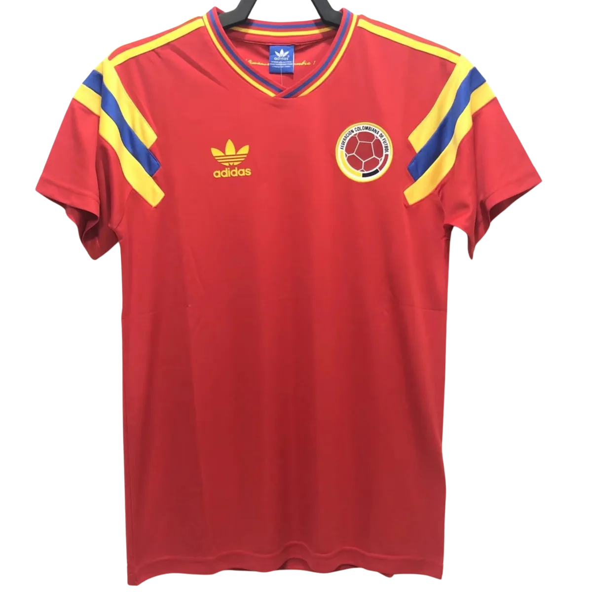 Camiseta Retro Colombia Visitante 1990 Roja - Retro