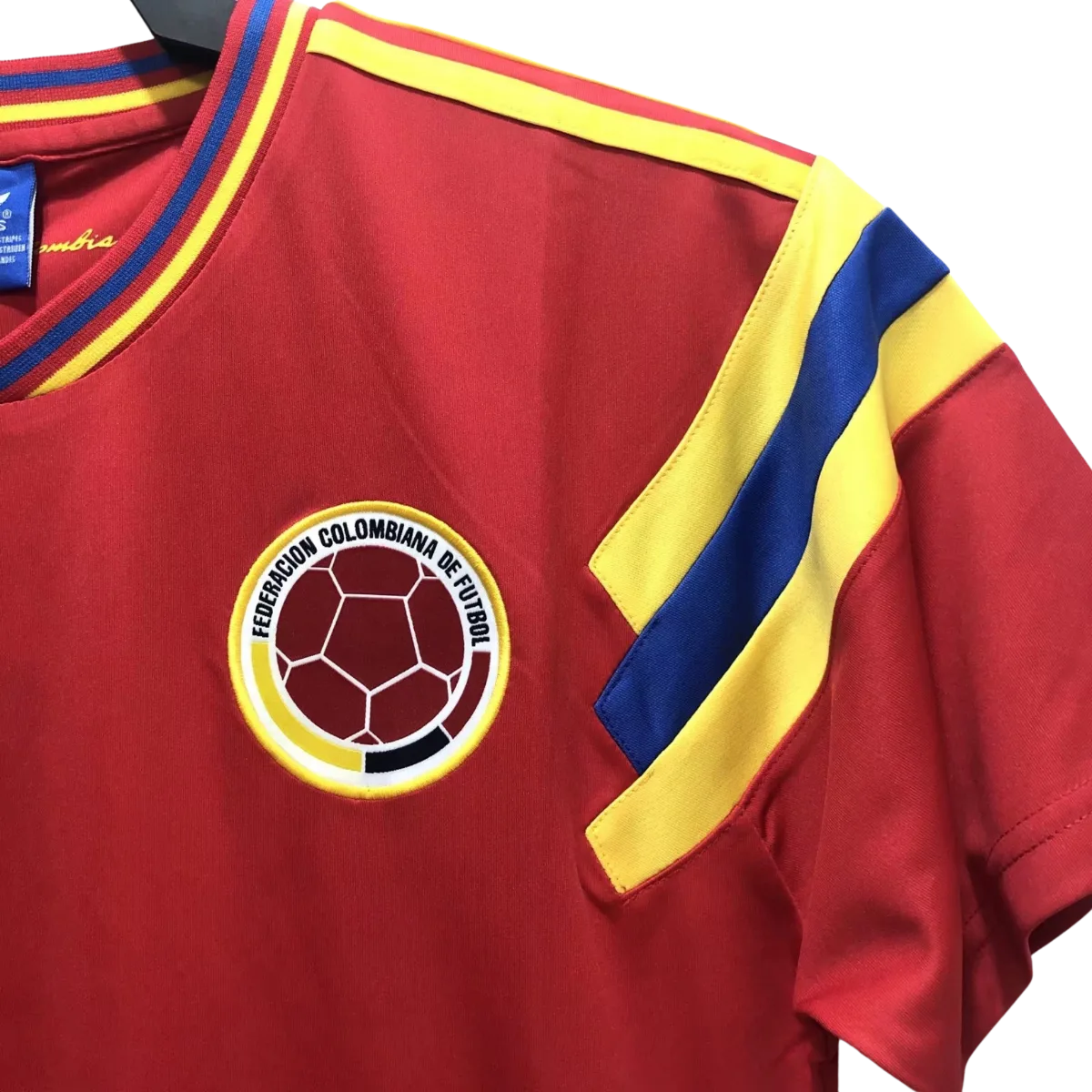 Camiseta Retro Colombia Visitante 1990 Roja - Retro - Vista 3