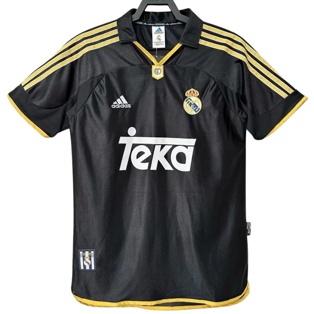 Camiseta Retro Real Madrid Tercera 1999/00 Negra - Retro