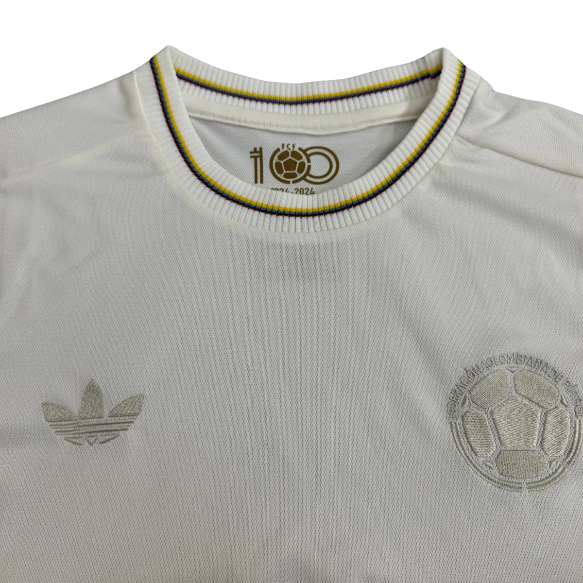 Camiseta Colombia 100 Años Blanca - Colección 2026 - Vista 2
