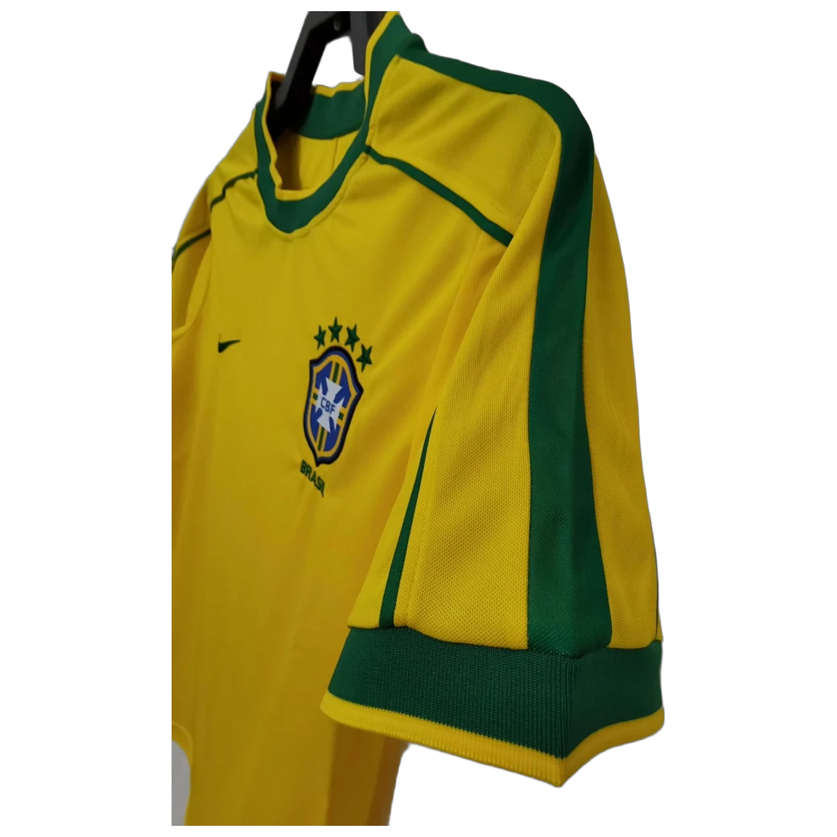 Camiseta Brasil 1998 Amarilla Mundial Francia 98 Retro - Retro - Vista 2