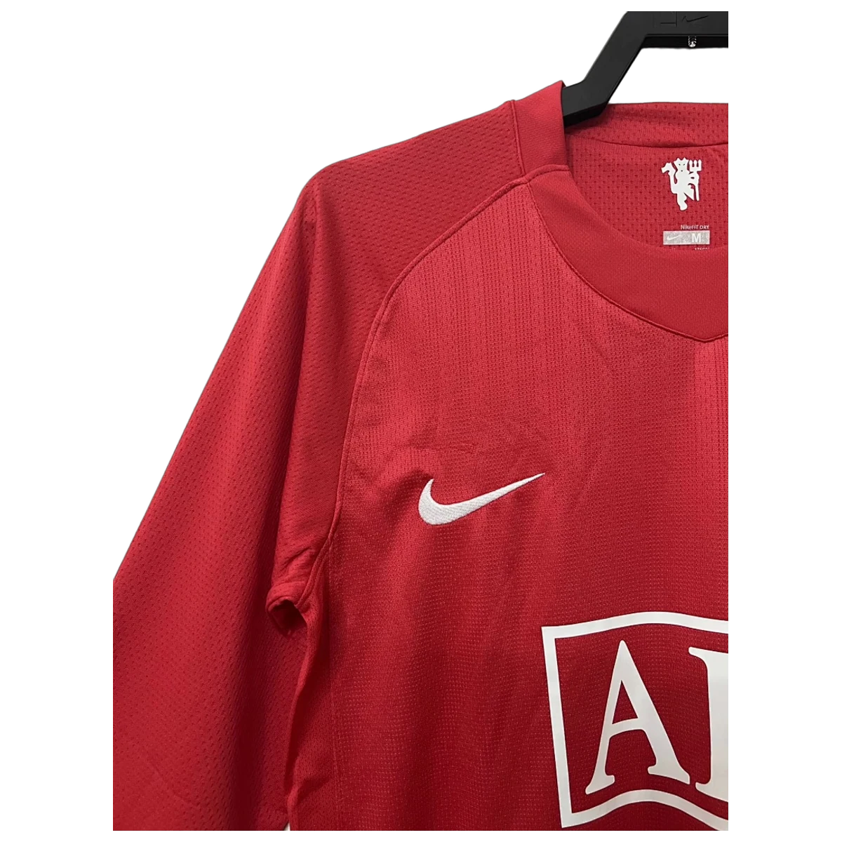 Camiseta Manchester United 2007-2008 Local Manga Larga Cristiano Ronaldo Retro - Retro - Vista 3