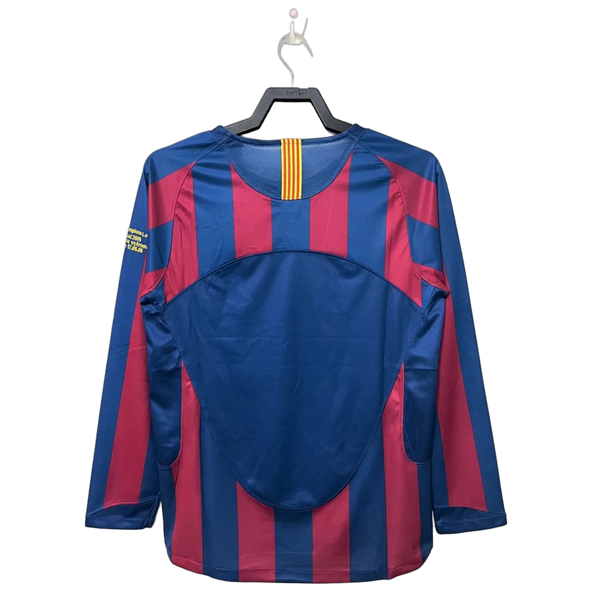 Camiseta Retro Barcelona 2005-2006 Local Final Champions League Manga Larga - Retro - Vista 2