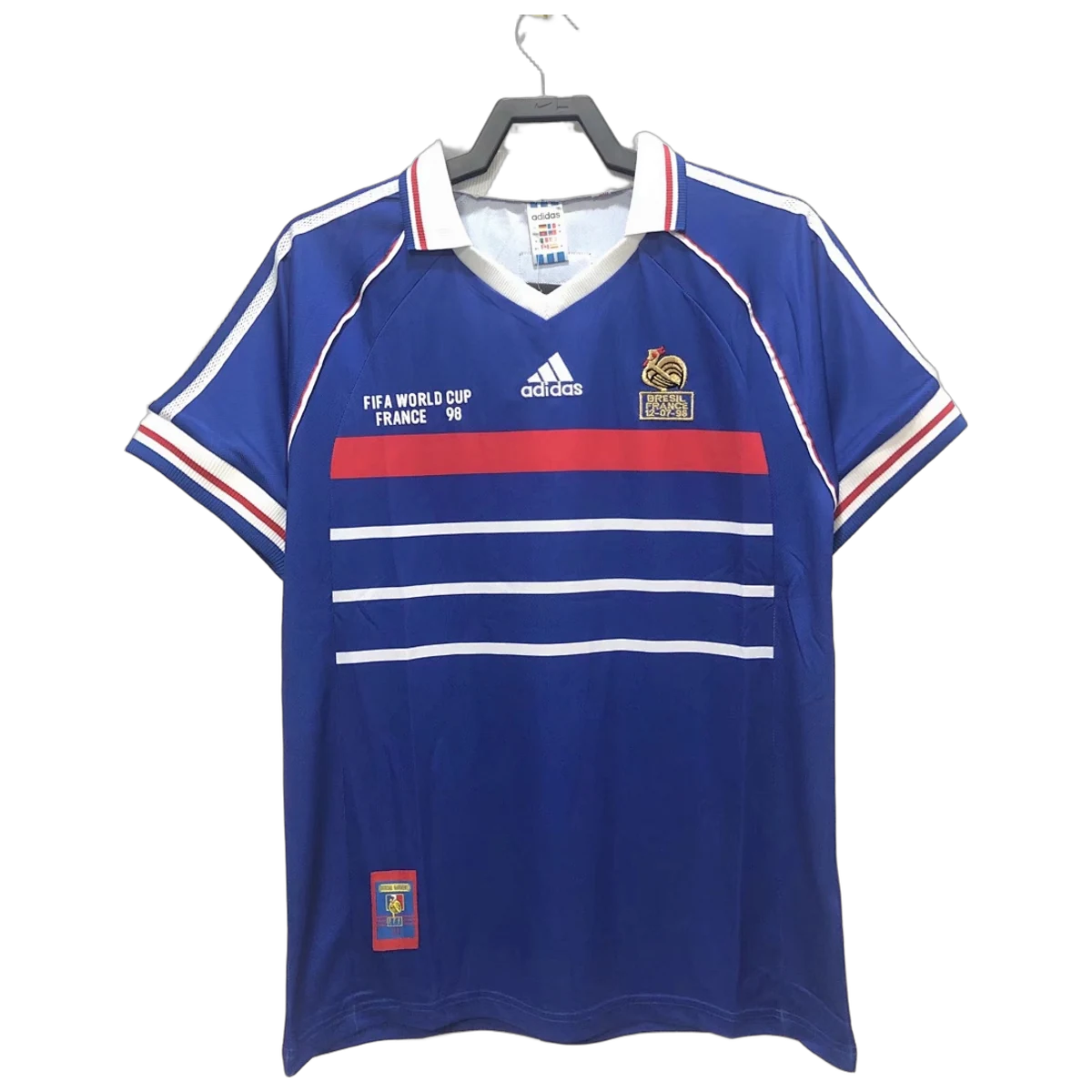 Camiseta Retro Francia 1998 Azul - Retro